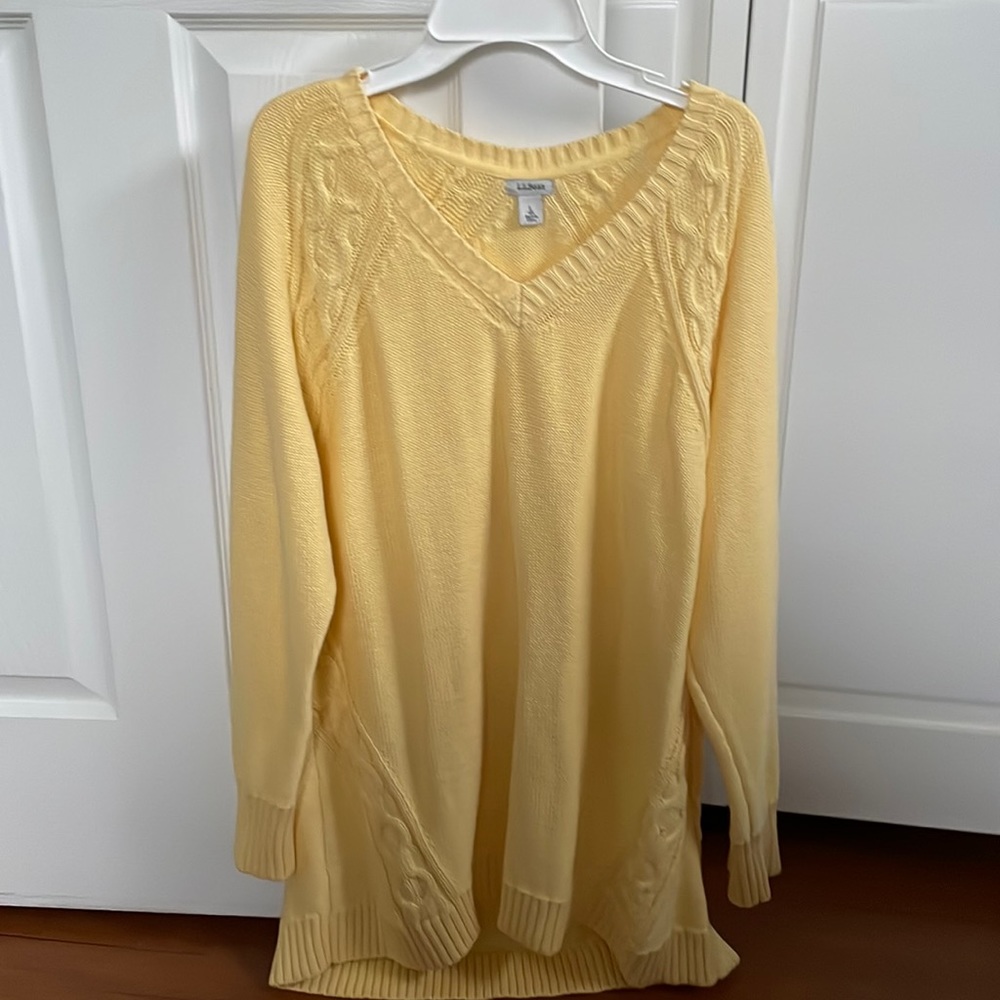 High quality v neck sweater from LL Bean. Never worn.